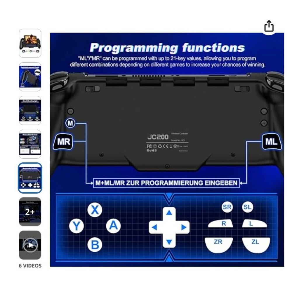 One-Piece Joypad Gamepad Controller Switch Controllers for Nintendo Switch/OLED - Picture 5 of 10